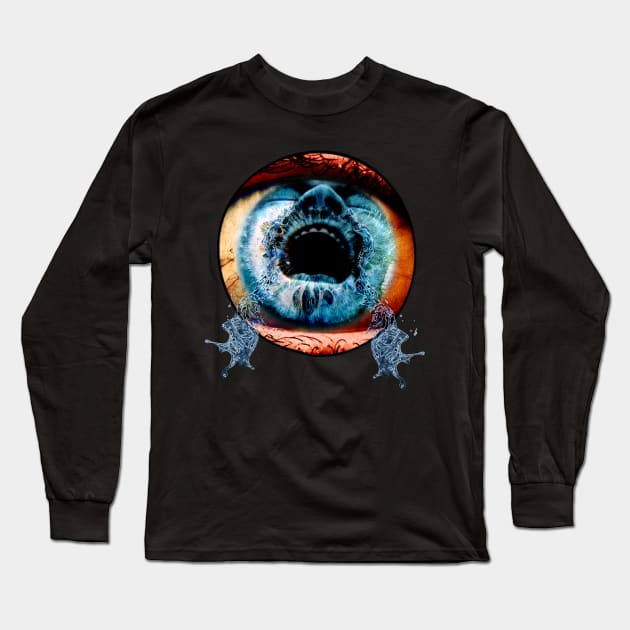 The Crying Eye Long Sleeve T-Shirt by Doctor Tarr Design